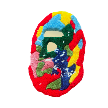 Kid Super x Bape Inspired Rug w/ Mirror